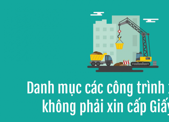 10 loại công trình không cần xin giấy phép xây dựng từ năm 2021