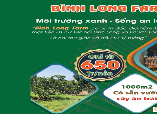 Bỏ phố về vườn với Bình Long Farm - Hớn Quản - Bình Phước