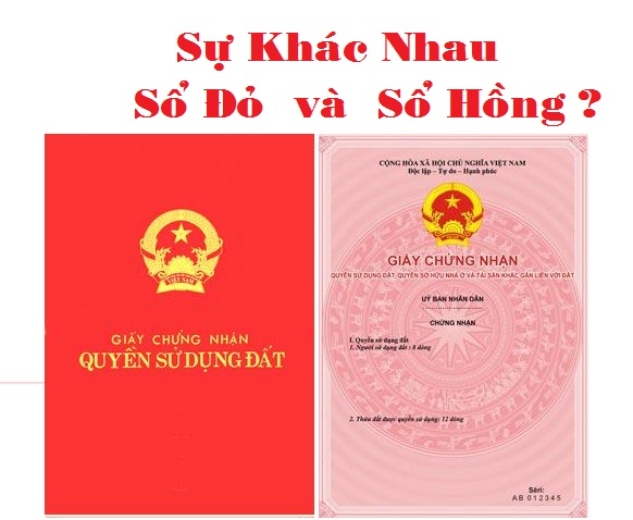 sổ đỏ và sổ hồng